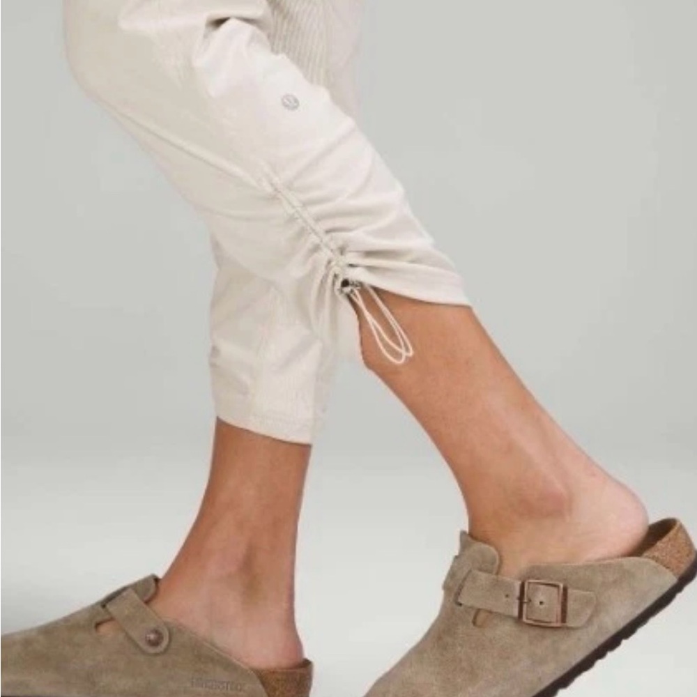 Lululemon Mid Rise Dance Studio Cropped Pants, Ivory - Picture 3 of 7